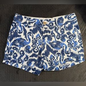 Lilly Pulitzer Callahan Shorts Resort Navy Beach Bathers 0